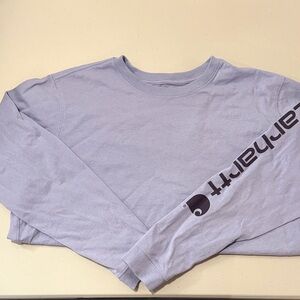 Carhartt Women’s Long Sleeve Tee - Light Purple/Blue